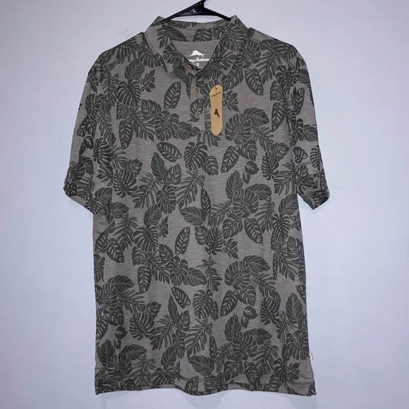 Tommy Bahama Other - Tommy Bahama Polo - Tropical Print - Onyx
